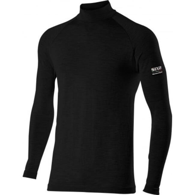 Six2 Maglia Termica Moto Wool Black Unisex